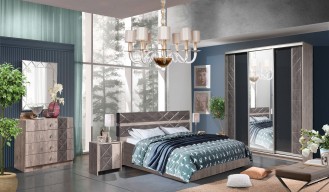 Модульная мебель для спальни «Монако» КМК