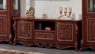 Тумба ТV «Джоконда люкс» в классическом стиле (орех радика)