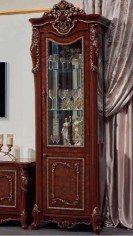 Витрина 1 стеклодверь «Джоконда люкс» в классическом стиле (орех радика)