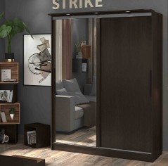 «Strike» Шкаф-купе 1600 Зеркало/ЛДСП