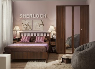 «Sherlock» Спальный гарнитур Орех шоколадный