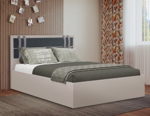 «Чарли» Кровать двуспальная с мягким изголовьем