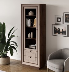 «Прато» Шкаф-витрина ГТ.0144.301.001/ГТ.0144.301.001