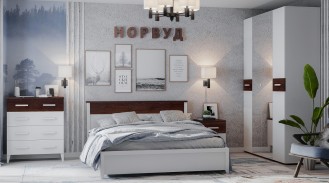 Модульный спальный гарнитур «Норвуд» Модульный спальный гарнитур «Норвуд»