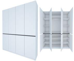 «Форест» Шкаф 4-х створчатый м.4