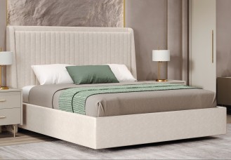«Милан» Мягкая двуспальная кровать с ортопедическим основанием