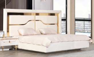 «Стиль» Мягкая двуспальная кровать с ортопедическим основанием