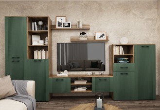 «Монреаль» Модульная стенка в гостиную КМК 0986