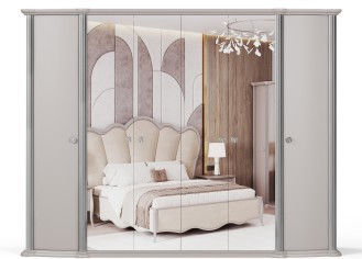 «Мелисса» Шкаф 6-ти створчатый