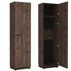 «Nature» Шкаф для одежды и белья 8 Дуб Апрель темный