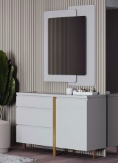 «Атланта» Комод с зеркалом