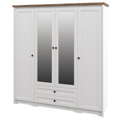 «Тиволи» Неман Шкаф 4-х створчатый с ящиками для одежды МН-035-24