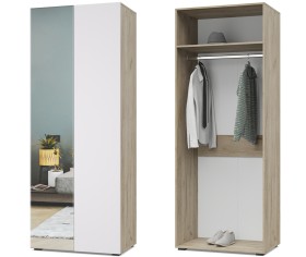 «Челси» Шкаф 2-х створчатый с зеркалом Ч21