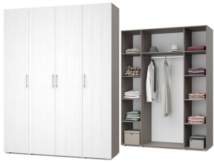 «Ева» Шкаф 4-х створчатый Е40/Е41