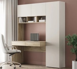 «Турин» Стол письменный с надстройкой (Модериум) «Турин» Стол письменный с надстройкой (Модериум)