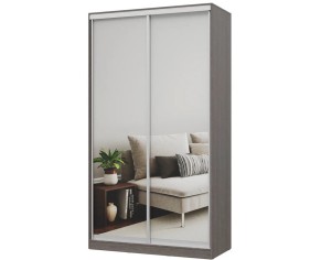 «Роланд» Шкаф-купе 1300 Зеркало/Зеркало Р133