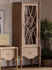 «София» Арида Пенал-витрина с 1 стеклодверью и выдвижным ящиком