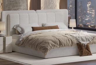 «Леонардо» Кровать двуспальная с подъемным мех-мом (малое и большое изголовье) «Леонардо» Кровать двуспальная с подъемным мех-мом (малое и большое изголовье)