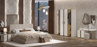 «Леонардо» Модульный спальный гарнитур «Леонардо» Модульный спальный гарнитур