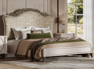 «Мария» Арида Кровать двуспальная (бежевый) с ортопедическим основанием