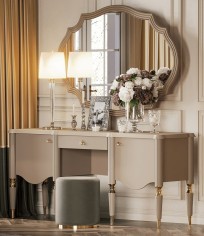 «София» Арида Туалетный стол с зеркалом и пуфом