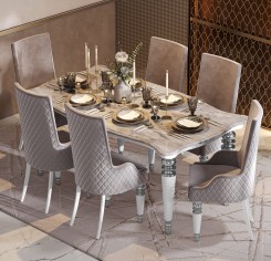«Прадо» Обеденная группа стол 1800 + 6 стульев (Арида)