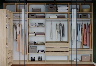 «Рум» Гардеробная система комп. 9 Дуб Сонома