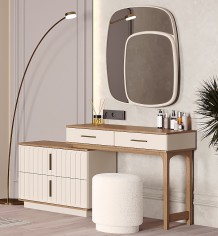 «Джесси» Столик туалетный с пуфом и зеркалом