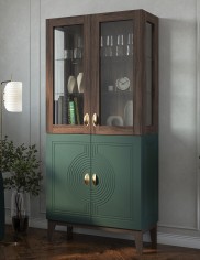 «Калипсо» Неман Шкаф-витрина 2 стеклодвери МН-044-02