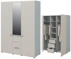 «Леонардо» Неман Шкаф 3-х створчатый с ящиками МН-026-08 «Леонардо» Неман Шкаф 3-х створчатый с ящиками МН-026-08