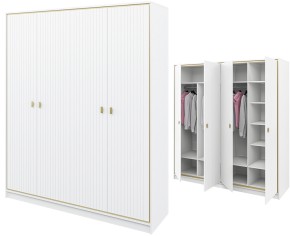 «Люксор» Неман Шкаф 4-х створчатый для одежды МН-042-07 «Люксор» Неман Шкаф 4-х створчатый для одежды МН-042-07