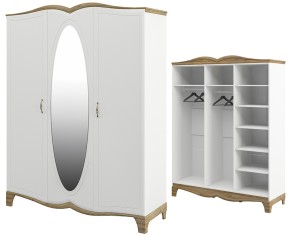 «Тиффани-NEW» Неман Шкаф 3-х створчатый 180 для одежды МН-041-04 «Тиффани-NEW» Неман Шкаф 3-х створчатый 180 для одежды МН-041-04