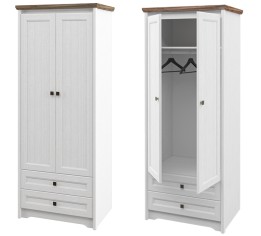 «Тиволи» Неман Шкаф 2-х створчатый с ящиками для одежды МН-035-21