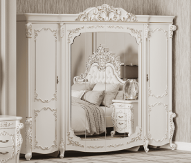 «Венеция Стайл» Арида (крем) Шкаф шестидверный 