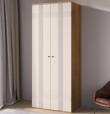 «Вега Саксония» Шкаф 2-х дверный Миндаль «Вега Саксония» Шкаф 2-х дверный Миндаль