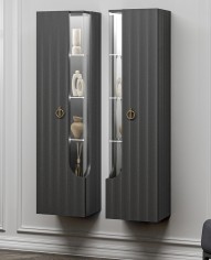 «Лоренсо» Неман Шкаф навесной витрина МН-043-02/03