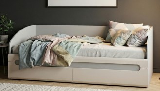 «Леонардо» Неман Кровать-тахта 80х200 с ящиками МН-026-12 «Леонардо» Неман Кровать-тахта 80х200 с ящиками МН-026-12