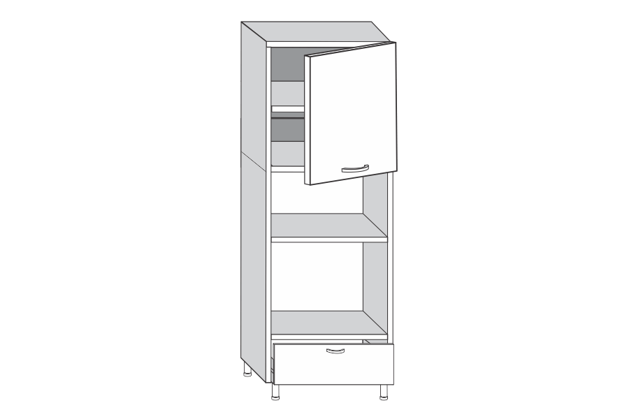 Шкаф под свч на кухню