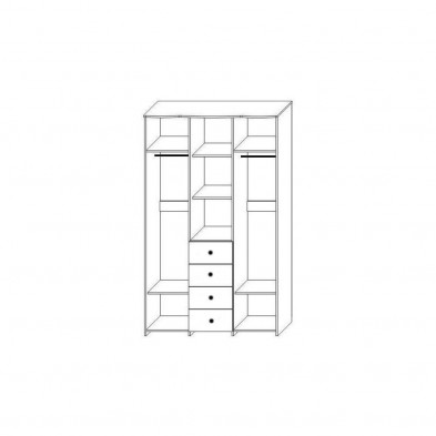 «Магия» шкаф для одежды 3Д КМК 0363.10