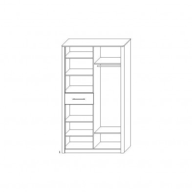 «Венеция» шкаф для одежды КМК 0414.14