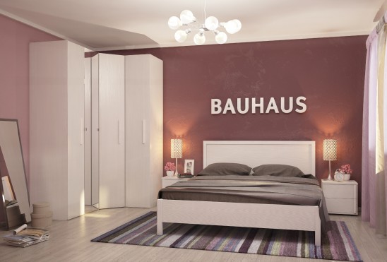 Модульная мебель для спальни «BAUHAUS» бодега светлый