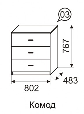 Комод 03 «Квест»
