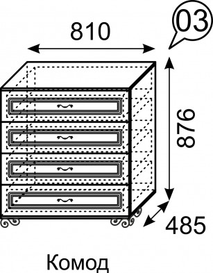 Комод 03 «Лукреция»