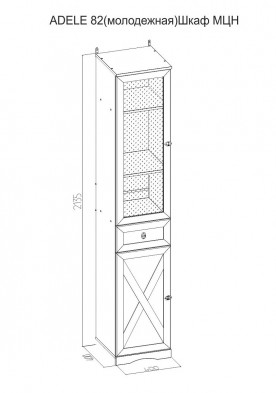 Шкаф МЦН 82 «ADELE»
