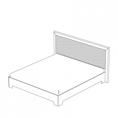 Двуспальная кровать 1 с подъемным механизмом спальня «Тоскана»