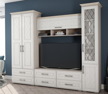 Модульная стенка для гостиной «Британика»        