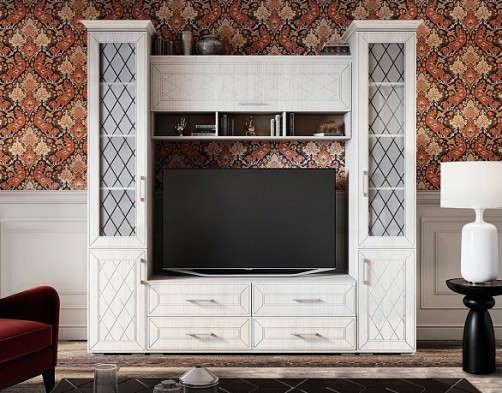 Модульная стенка для гостиной «Британика»        