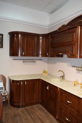 Готовая угловая кухня «Мадлен» Караваджо 3.7х1,44м