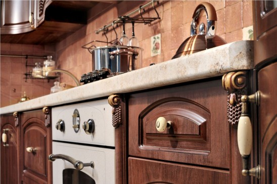 Готовая угловая кухня «Мадлен» Караваджо 3.7х1,44м