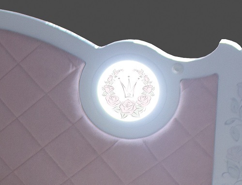 «Розалия» кровать-тахта 90x200 с подсветкой №900.4 